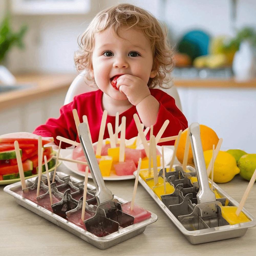18 Slot Ice Cube Tray Movable Partition Ice Cube Maker Creative Ice Cubes Mold  Drinking
