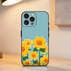 B-Красивые Цветы Чехол Для Телефона Для iPhone 17,16,15,14,13,12,11 Plus,Pro Max,XS,Мягкий Силиконовый Черный Чехол