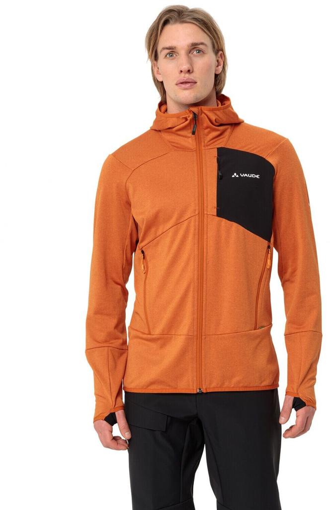 VAUDE Monviso Fleece Jacket II Men's (42988) Мужская флисовая куртка Monviso Fleece Jacket II kumquat