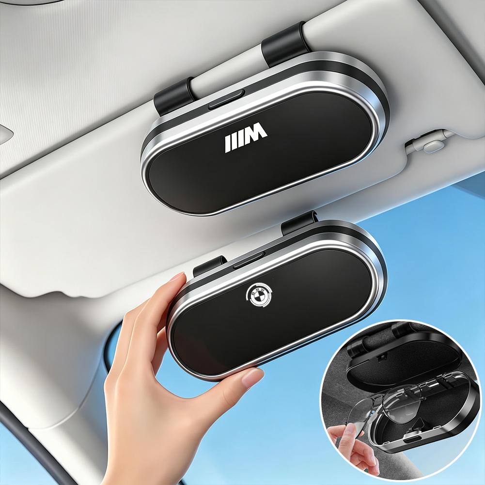 ZWVP7 Car Visor Sunglasses Car Glasses Case Glasses Clip Box Accessories Stickers For BMW G80 G06 G07 G42 G14 G15 G16 F82 F20 F21 F83