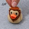 Cute Lion Duck Figurines Figurine 3D Printed Desktop Ornament Creative Unique Desk Decorations Animal Statue for Car Dashboard Shelf Decor Gift Toy