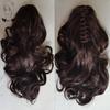 Synthetic Wavy Claw Clip In Hair Extension Pony Tail Heat Resistant Natural Wave False Hairpiece