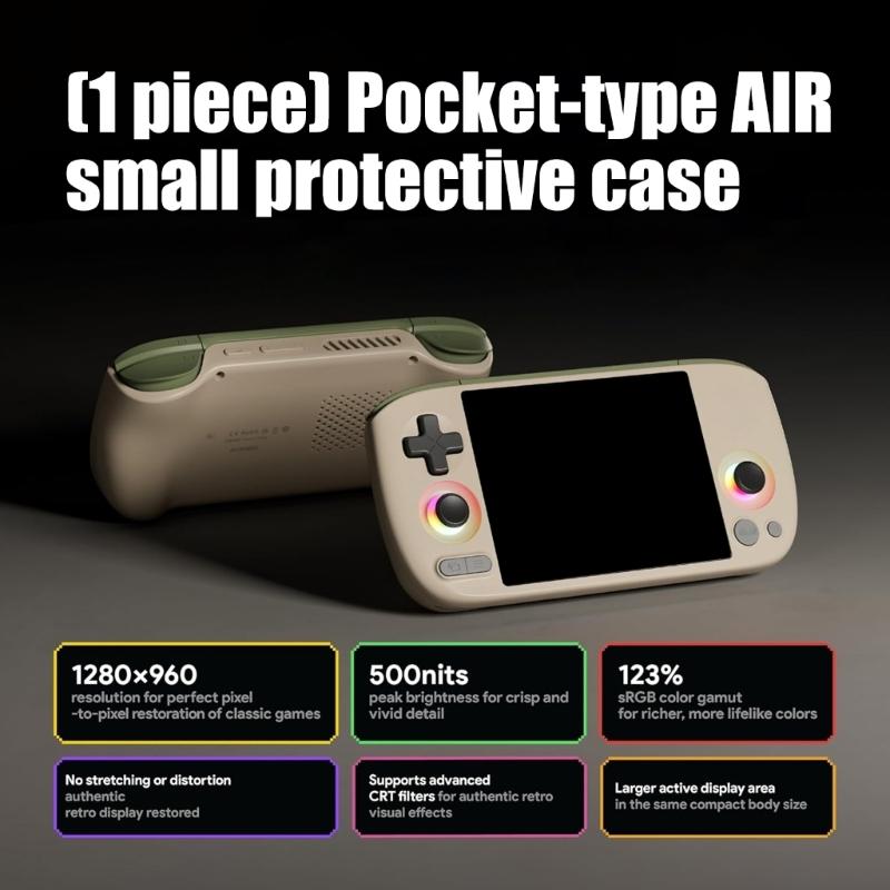Защитная крышка, корпус из ТПУ, для мини-консоли Pocket AIR, чехол-скин, пылезащитный корпус для геймпада, игровой аксессуар