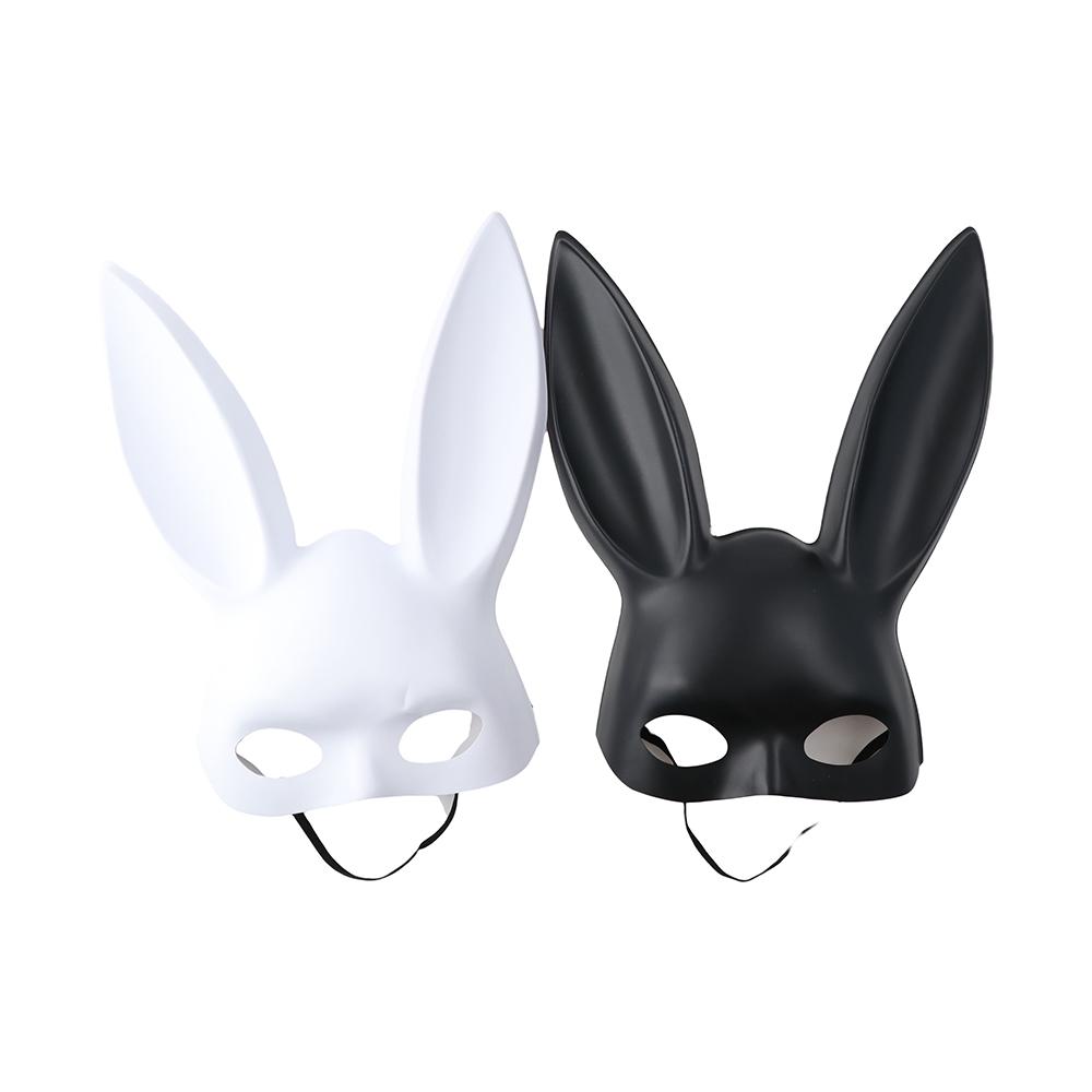Decoration Gifts Party accessories Bunny Mask Women Half Mask Rabbit Ears Mask Halloween Mask