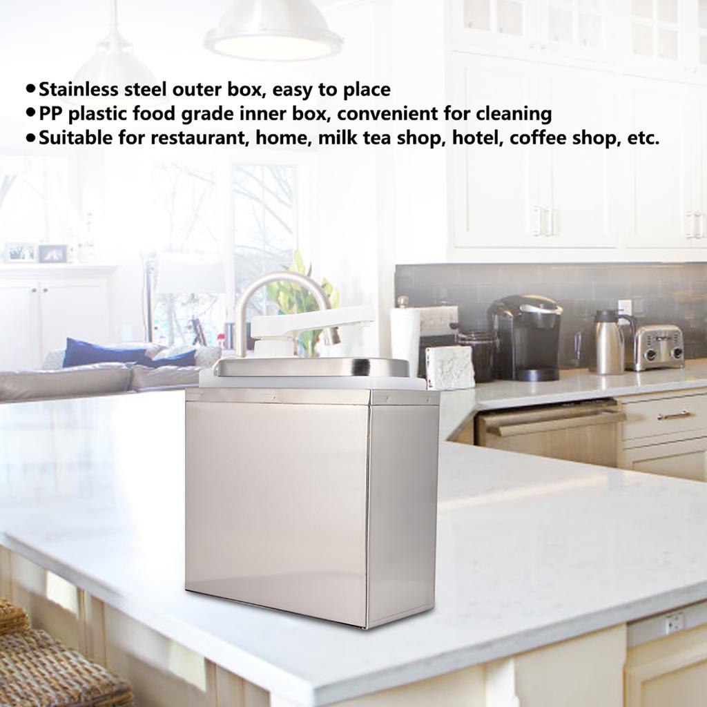 Kitchen Sauce Dispenser Sauce Pump Condiment Dispensing Tool for Home Restaurant Hotel Use1L with