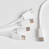 Кабель для зарядки Type-C 50 см 1 на 4 Удлинитель шнура USB-C для мобильных телефонов, планшетов, разъемов