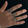 New European and American Fashion Personalized Skeleton Ghost Claw Ring Men's Trendy Retro Personalized Minimalist and Niche Men's Ring
