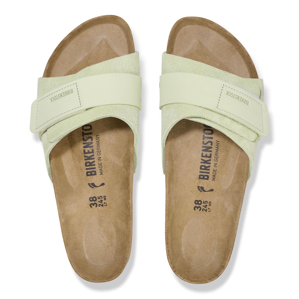Birkenstock Женские замшевые сандалии на плоской подошве Kyoto 1026482