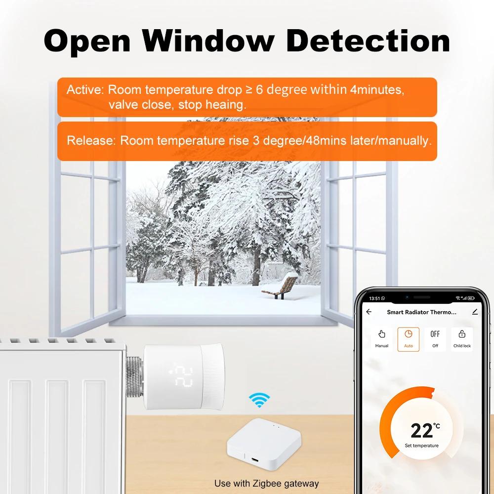 Tuya ZigBee 3.0 Новый интеллектуальный радиаторный приводной клапан программируемый термостат температурный обогреватель голосовое управление для Alexa Google Home