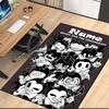 Custom Name Bendy and the Ink Machine Printed Carpet, for Office Chair Living Room Bedroom Kitchen Room Decor Gifts.