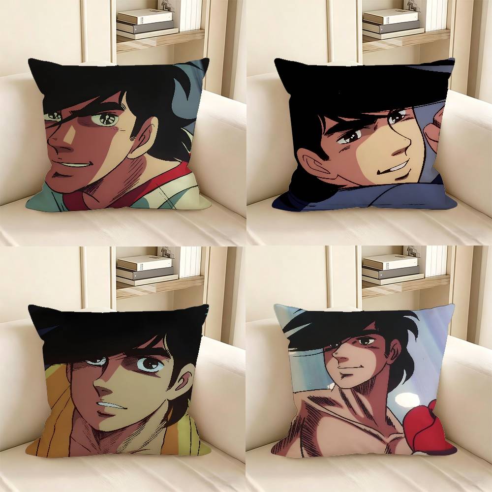 pc Sports Anime AAshita No Joe Pillow Case Fashion Square Pillowcase Bedroom Sofa Room Ins Decoration Leisure