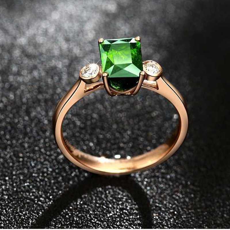 Sace Gems Классическое кольцо из медного сплава с цирконом, женские ювелирные изделия, свадебный подарок для вечеринки