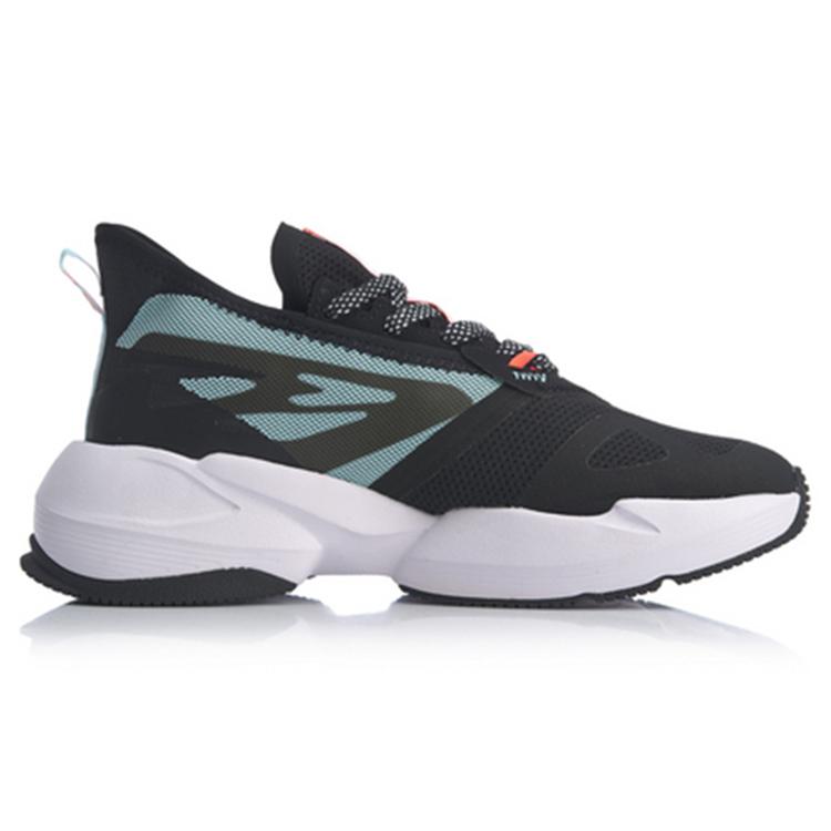 Li Ning Exceed Нескользящие, Дышащие, Легкие Низкие Повседневные Кроссовки Женские Черные AGLQ028-6