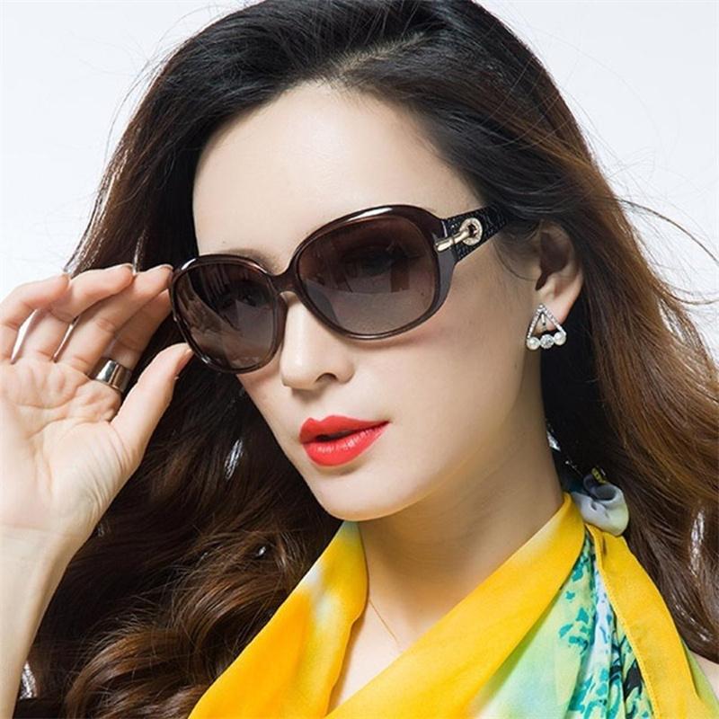 Vintage Ladies Women Sunglasses Classic Large Frame Gradient Sun Glasses Driving Shade Glasses Non Polarized Glasses