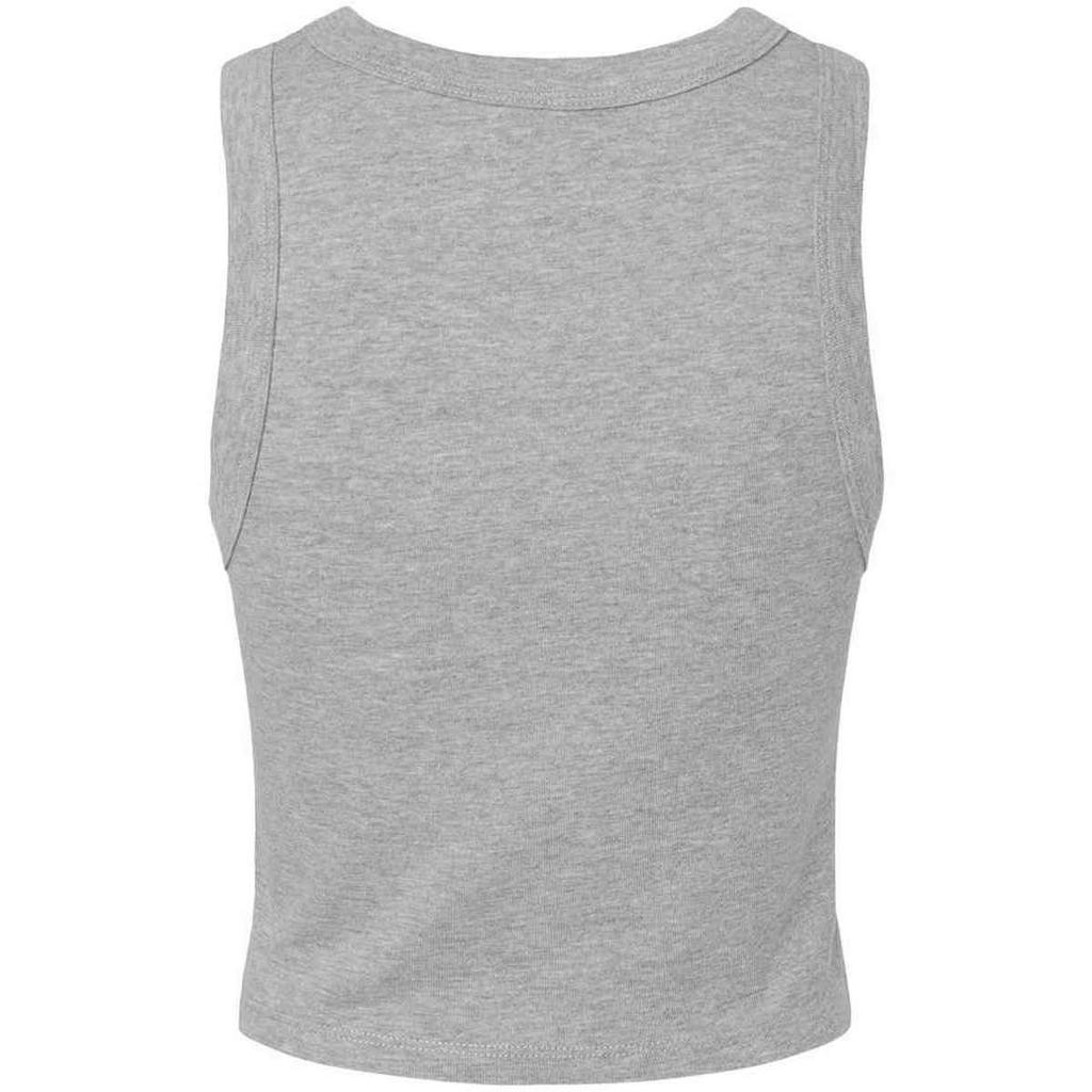 Bella + Canvas Womens/Ladies Heather Micro-Rib Racer Tank Top