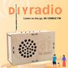 Steam Model DIY FM Radio Handmade DIY Scientific Training FM Radio Survival