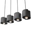 Hugo 4 Lampa Wisząca Czarna