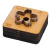 Flower Leather Cutting Die   Wood Carbon Steel Flower Shape Leather Cut Mold for Craft