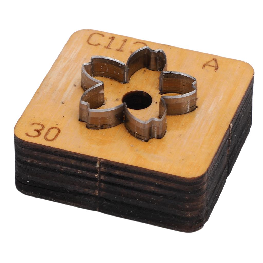 Flower Leather Cutting Die   Wood Carbon Steel Flower Shape Leather Cut Mold for Craft
