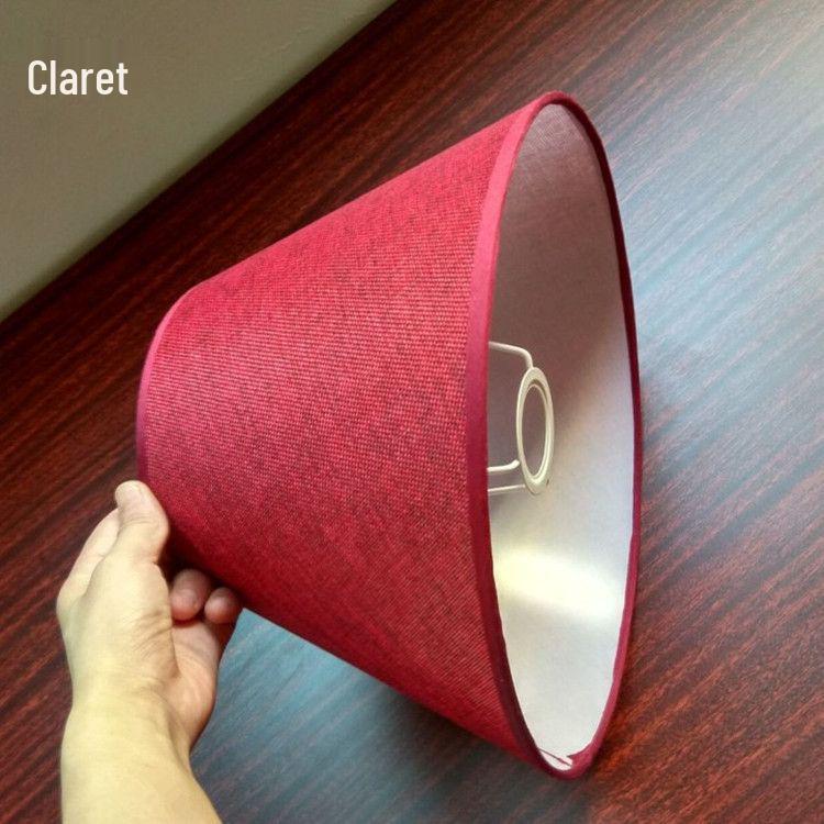 Льняной абажур для настольных, настенных, прикроватных или напольных ламп - Коллекция Feng Hong.