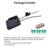 Power Wheel Adapter With Fuse Holder Terminal Blocks Compatible For Metabo 18v Lithium Ion Battery