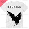 Bauhaus album cover band 4AD Gothic Rock Indie r Retro fashion trend Summer Mens and womens allpurpose shortsleeved Tshirt