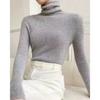 Autumn and Winter Women's Sweater Bottoming Shirt Loose Stacked Collar High-necked Sweater Women Knitwear Long-sleeved Inner Bottoming Shirt Tops