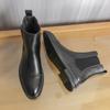 Мода Новый Тренд Ботинки Челси Мода Мужская Деловая Повседневная Обувь Британский Стиль Обувь с Высоким Голенищем Классические Ботильоны Универсальные Мужские Боты