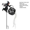 Colorful Flowing Water Light Effect Halloween Witch Cauldron Garden Light, Metal Yard Stake with LED String Outdoor Decorations Lights, Waterproof Pot