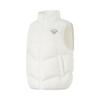 Li Ning Sports Lifestyle Series Solid Color Stand Collar Sleeveless Vest Men Vests Off-White AMRU004-4