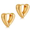 Новый продукт Металлические на ощупь Наушники-вкладыши Love Серьги в форме сердца Нишевые Повседневные Темпераментные Высококлассные Серьги для Женщин