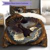 Lightning eagle  Pattern Bedding Quilt Set Quilt Cover Pillowcase Home Decoration  Gift (1 * duvet cover + 2 * pillowcase, without core)