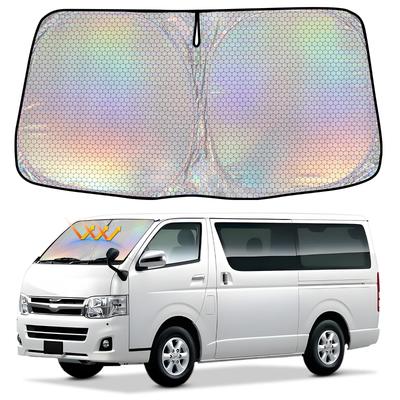 ZATOOTO Toyota Hiace 200 Серия Стандартный Кузов Лобовое Стекло УФ Без Присосок Легкий Солнце Тепло Автомобильная Сумка для Хранения УФ-Защита Светоблокировка Солнцезащитный Козырек,