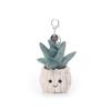 Apricot Lamb Colorful Potted Aloe Vera Cute Soft Keychain Plush Perfect for Boys and Fits Backpacks and 13cm Toy, Girls, Kids' Purses,