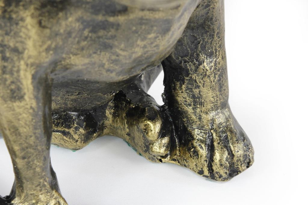 Bull Terrier, Bully I - dog statue, sitting dog for desk, decoration for the living room of a dog lover by Art-Dog