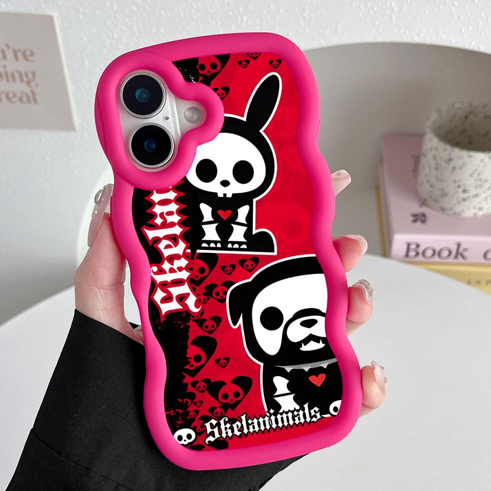Skelanimal Diego Чехол для мобильного телефона из ТПУ с волнистым краем для iPhone 17 16 15 14 13 12 11 Air Pro Max Plus Цветная крышка