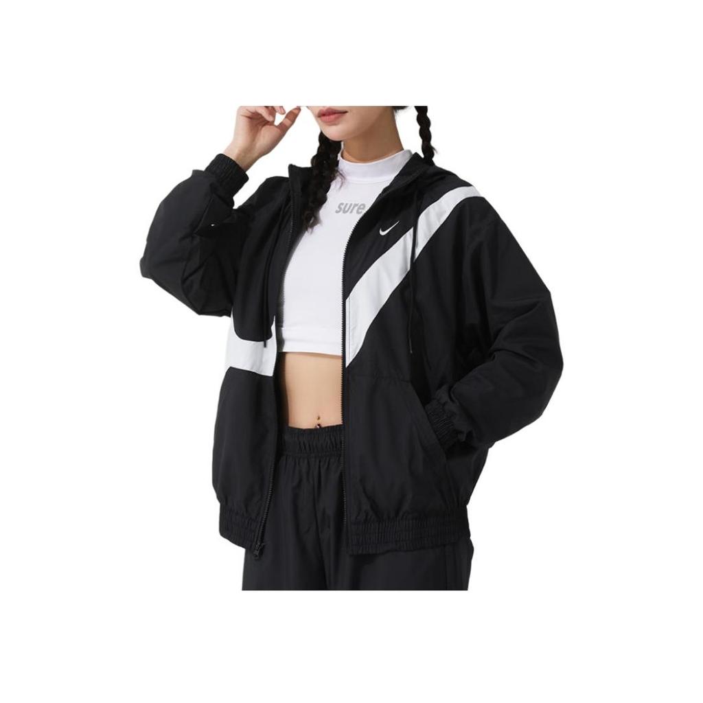 Nike Спортивная одежда Толстовка Повседневная Универсальная Спортивная куртка Женская куртка Черная HM8972010