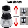 Splash-Proof ABS Plastic Sink Filter Water Saving Kitchen Faucet Extender 360 Degree Aerator Faucet Nozzle Swivel Tap