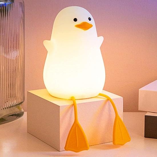 Sitting Duck Soft Silicone Lamps, Night Lamp for Room