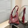 Fashion PU Big Rivets Designer Style Shoulder Bags for Girls  Trendy Large Capacity Personality  Girl Style Handbags