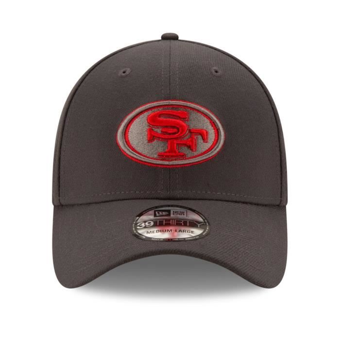 Casquette New Era 39Thirty Flexfit - San Francisco 49ers - Charcoal - Homme