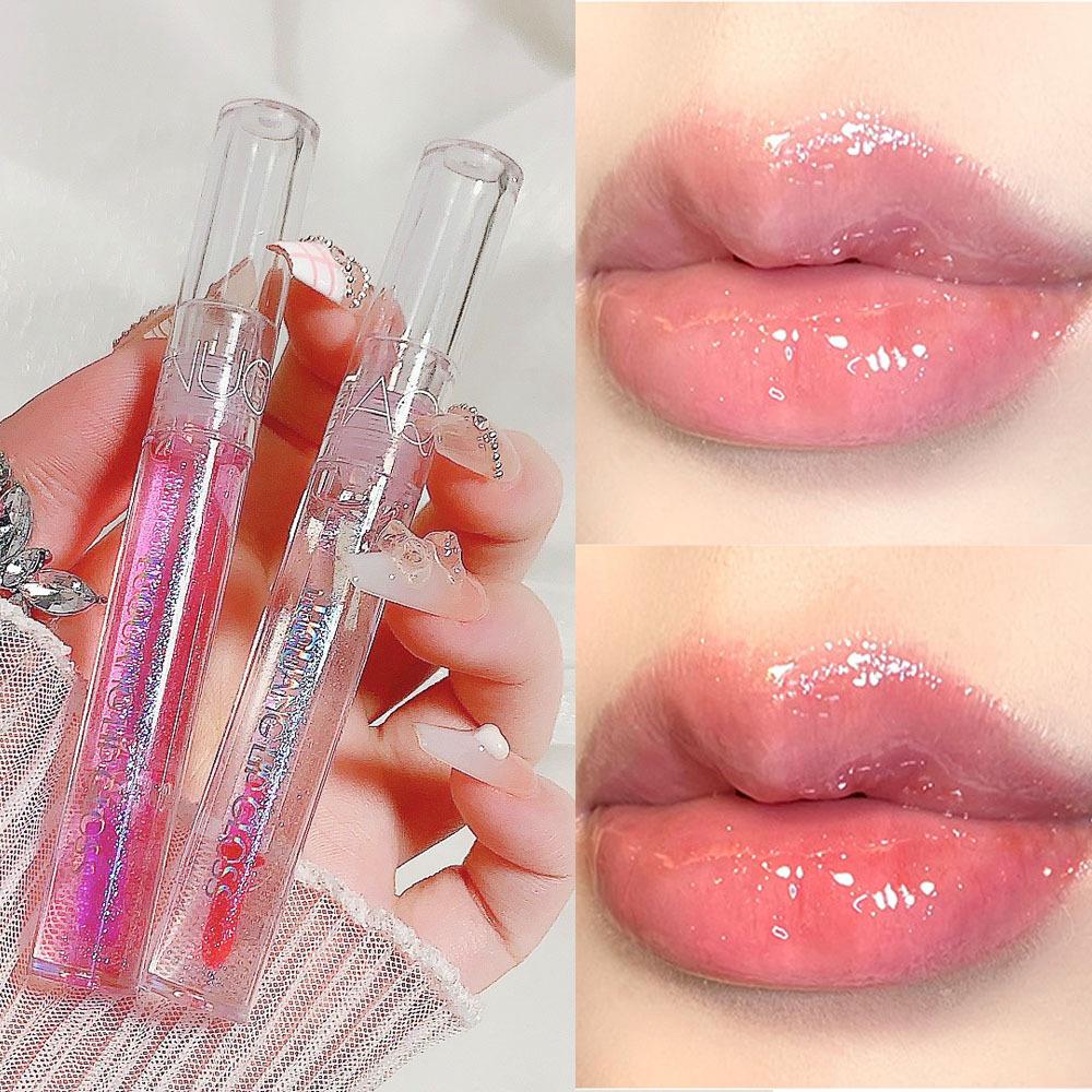 Lip Oil Lip Gloss Moisturizing and Hydrating Lip Balm Lip Gloss Lip Glaze Lip Balm Waterproof Lipstick Long-lasting Set Makeup for Women