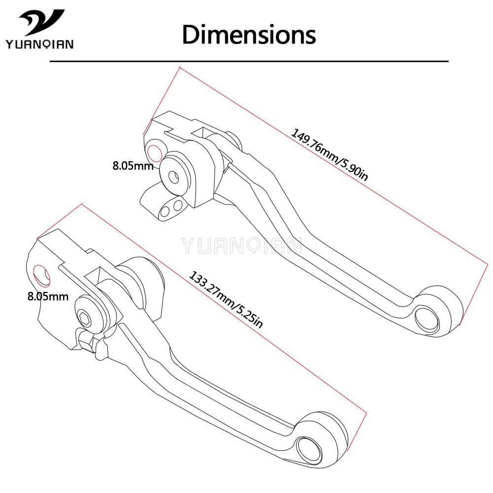 XCW 250 XCW мотоциклетные рычаги мотоциклетные с ЧПУ поворотные ручки тормоза для велосипеда с ЧПУ рычаги для 250XCW 2006-2018 2007 2008 2009
