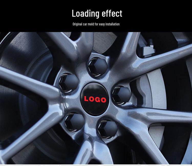 Колпачок ступицы колеса Tesla Model 3 с логотипами T и 3 - Аксессуары с пятью спицами