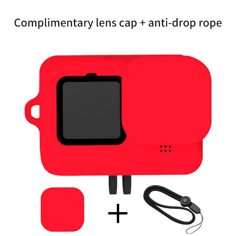 Для Hero 9 10 11 12 черный чехол для аксессуаров защитный мягкий стандартный корпус резиновый силиконовый чехол протектор для Hero