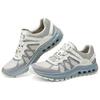 Skechers Скользящий шаг Комфортные Универсальные Прочные Дышащие Низкие Уличные Функциональные Ботинки Женская обувь Светло-серый 180152-OWGR
