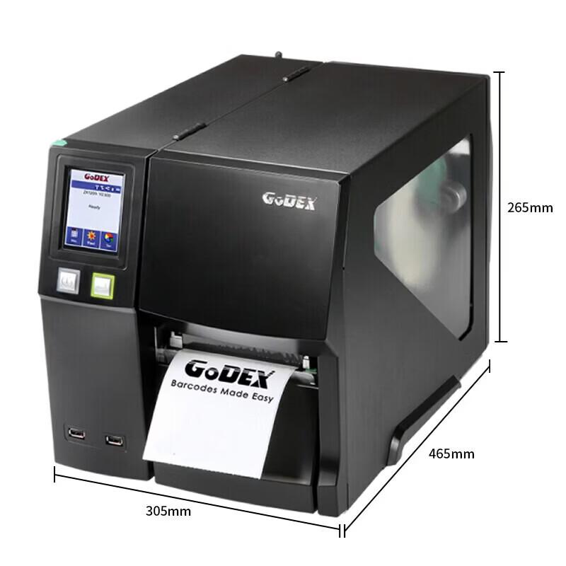 Промышленный термотрансферный принтер этикеток GODEX ZX420i, штекер CN (адаптер в комплекте)