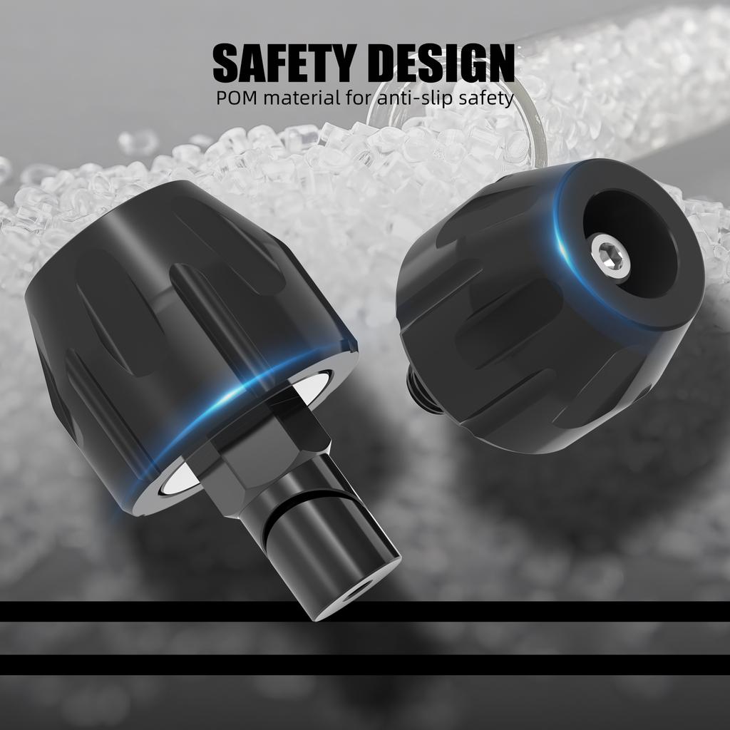 NICECNC For BMW R1250GS Adventure 2018-2024 Motorcycle Front Wheel Slider Crash Guard For BMW R1250GS 2018-2023 R1250GSA 2024