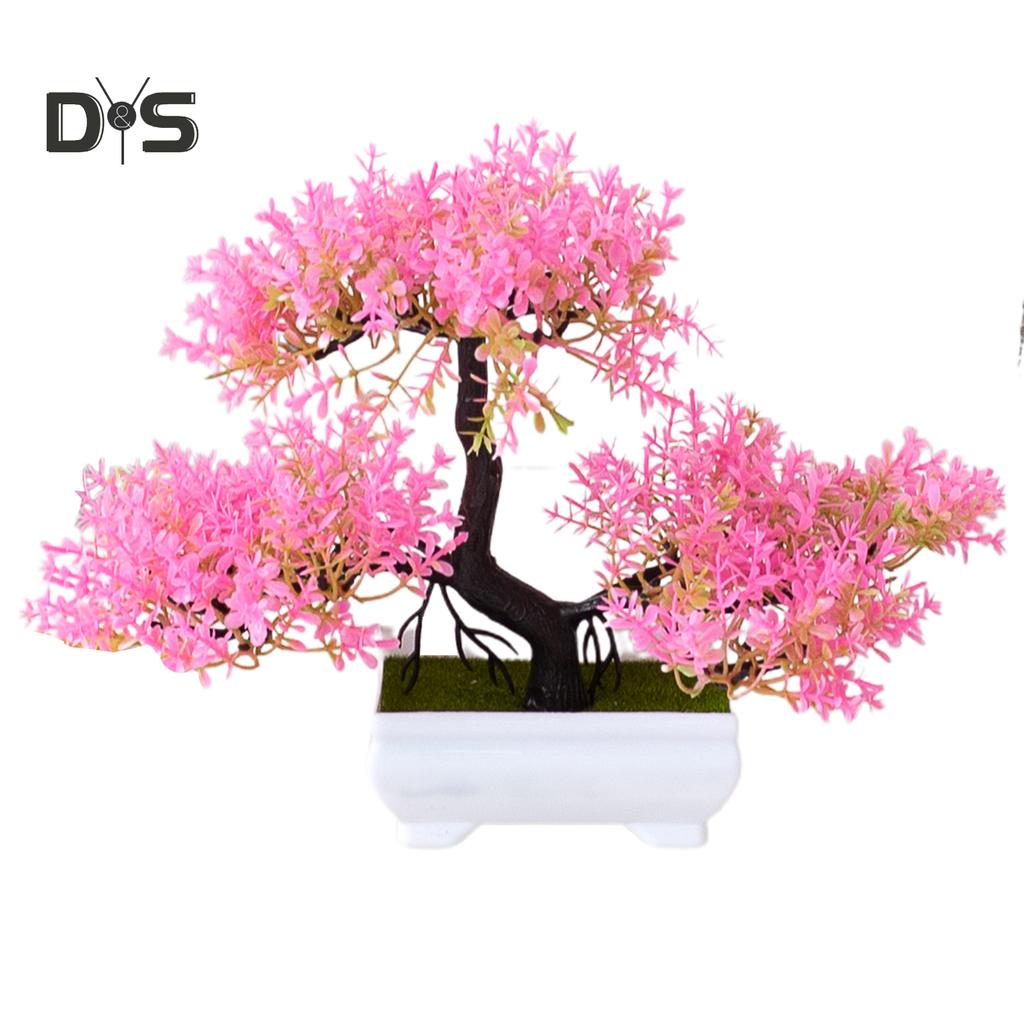 Искусственный бонсай в горшке для декора