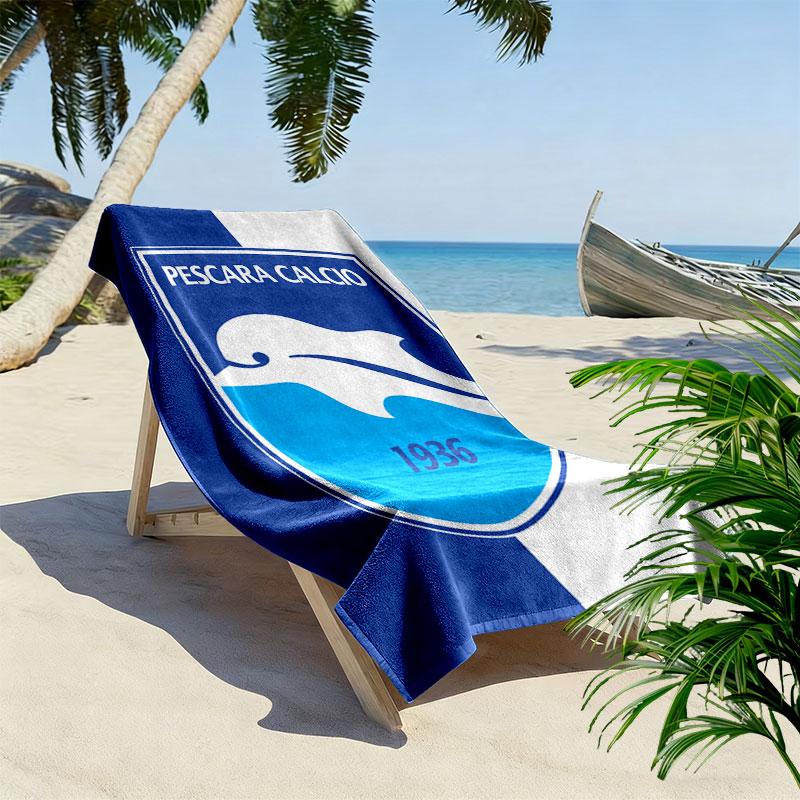 Delfino Pescara 1936 Print Beach Towel, Large Soft Quick Dry Towel for Beach Camping Swimming
